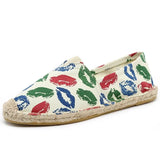 Eleganckie płócienne espadryle męskie