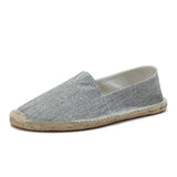 Eleganckie płócienne espadryle męskie