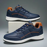 Stylowe skórzane sneakersy męskie