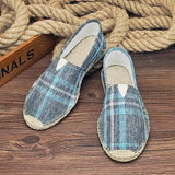 Płócienne espadryle męskie casual