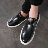 Skórzane buty wsuwane męskie casual