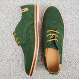 Zamszowe buty Oxford męskie