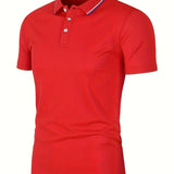 Elegancka koszulka polo męska w siedmiu kolorach