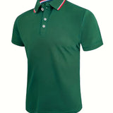 Elegancka koszulka polo męska w siedmiu kolorach