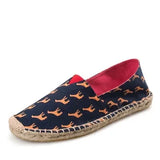 Eleganckie płócienne espadryle męskie