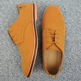 Zamszowe buty Oxford męskie