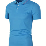 Elegancka koszulka polo męska w siedmiu kolorach