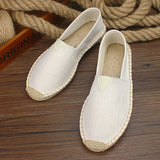Płócienne espadryle męskie casual
