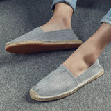Eleganckie płócienne espadryle męskie