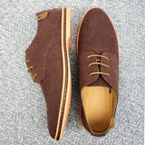 Zamszowe buty Oxford męskie