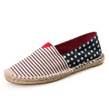 Eleganckie płócienne espadryle męskie