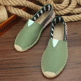Płócienne espadryle męskie casual