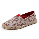 Eleganckie płócienne espadryle męskie