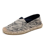 Eleganckie płócienne espadryle męskie
