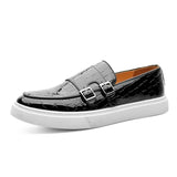 Eleganckie skórzane buty męskie minimalistyczne