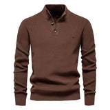 Sweter męski Konrad z guzikami