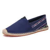 Eleganckie płócienne espadryle męskie