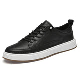 Eleganckie skórzane sneakersy męskie