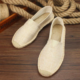 Płócienne espadryle męskie casual