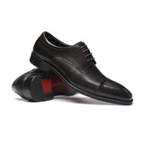 Eleganckie skórzane buty biznesowe męskie