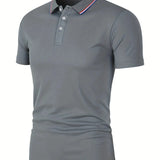 Elegancka koszulka polo męska w siedmiu kolorach