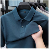 Bawełniana koszulka polo męska casual
