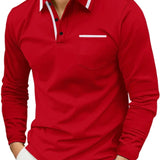 Dzianinowe polo męskie casual