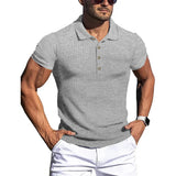 Elegancka koszulka polo męska w paski