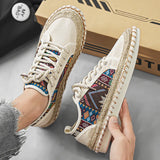Eleganckie płócienne buty męskie