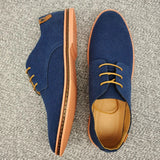 Zamszowe buty Oxford męskie