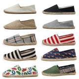 Eleganckie płócienne espadryle męskie