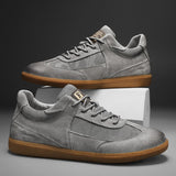 Skórzane sneakersy męskie casual