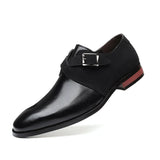 Zamszowe buty biznesowe męskie