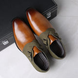 Zamszowe buty biznesowe męskie