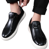 Skórzane buty wsuwane męskie casual