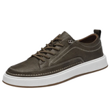 Eleganckie skórzane sneakersy męskie