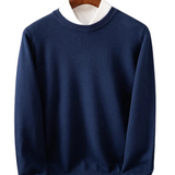 Elegancki ciepły sweter męski