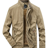 Elegancka męska bawełniana parka bomber