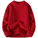Sweter męski w warkocze