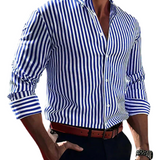 Elegancka koszula męska w paski premium