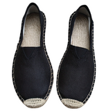 Męskie espadryle letnie z plecioną podeszwą
