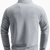 Rozpinany sweter męski z długim rękawem