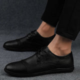 Eleganckie skórzane buty wizytowe męskie