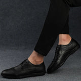 Eleganckie skórzane buty wizytowe męskie