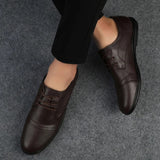 Eleganckie skórzane buty wizytowe męskie