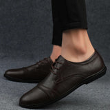 Eleganckie skórzane buty wizytowe męskie