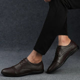 Eleganckie skórzane buty wizytowe męskie