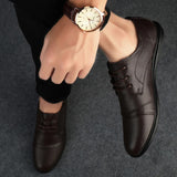 Eleganckie skórzane buty wizytowe męskie