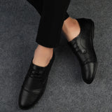 Eleganckie skórzane buty wizytowe męskie