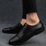 Eleganckie skórzane buty wizytowe męskie